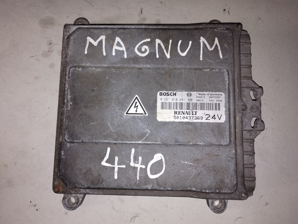 STEROWNIK SILNIKA RENAULT MAGNUM 440 MACK 0281010481 5010437363 - Řídicí blok: obrázek 1 STEROWNIK SILNIKA RENAULT MAGNUM 440 MACK 0281010481 5010437363 - Řídicí blok: obrázek 1