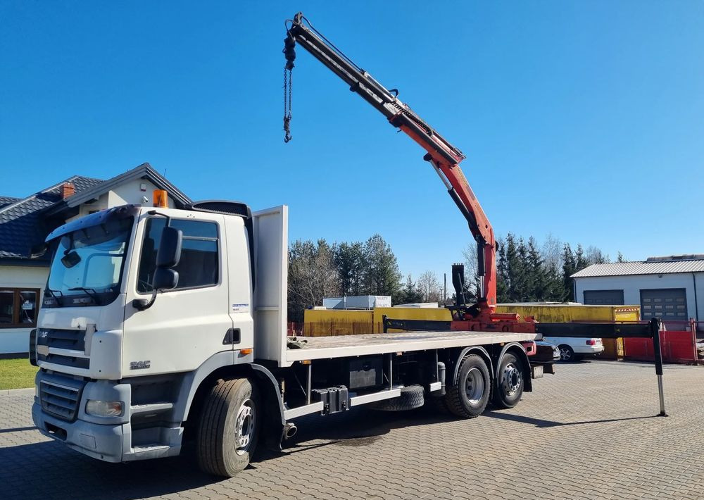 DAF CF 85 360 - Nákladní automobil valníkový/ Plošinový, Auto s hydraulickou rukou: obrázek 1 DAF CF 85 360 - Nákladní automobil valníkový/ Plošinový, Auto s hydraulickou rukou: obrázek 1