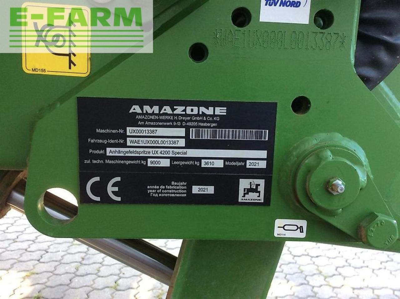 Tažený postřikovač Amazone ux 4200 special: obrázek 8