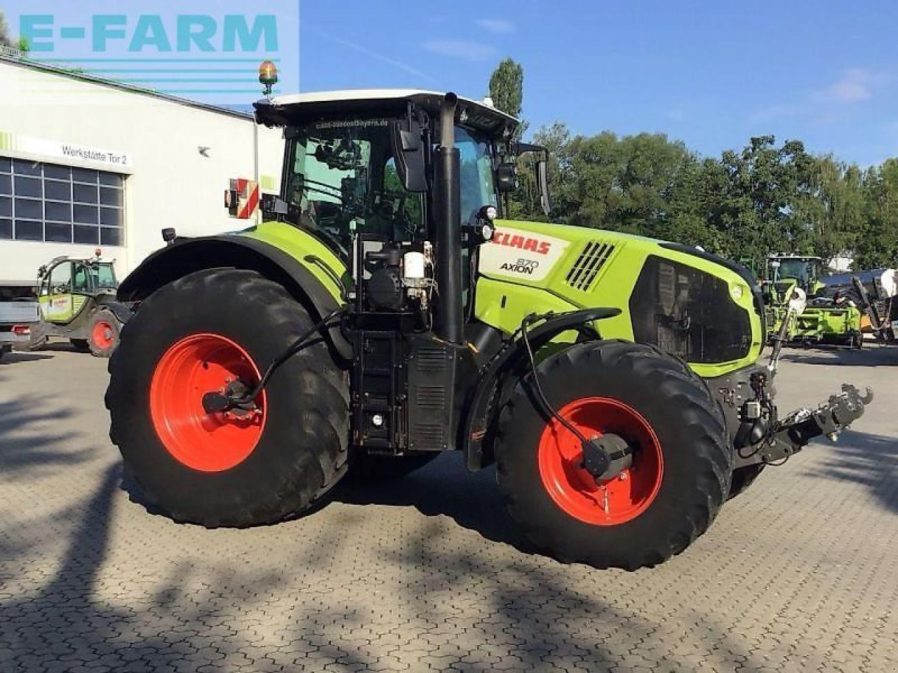 CLAAS axion 870 cmatic cebis CMATIC CEBIS - Traktor: obrázek 1 CLAAS axion 870 cmatic cebis CMATIC CEBIS - Traktor: obrázek 1