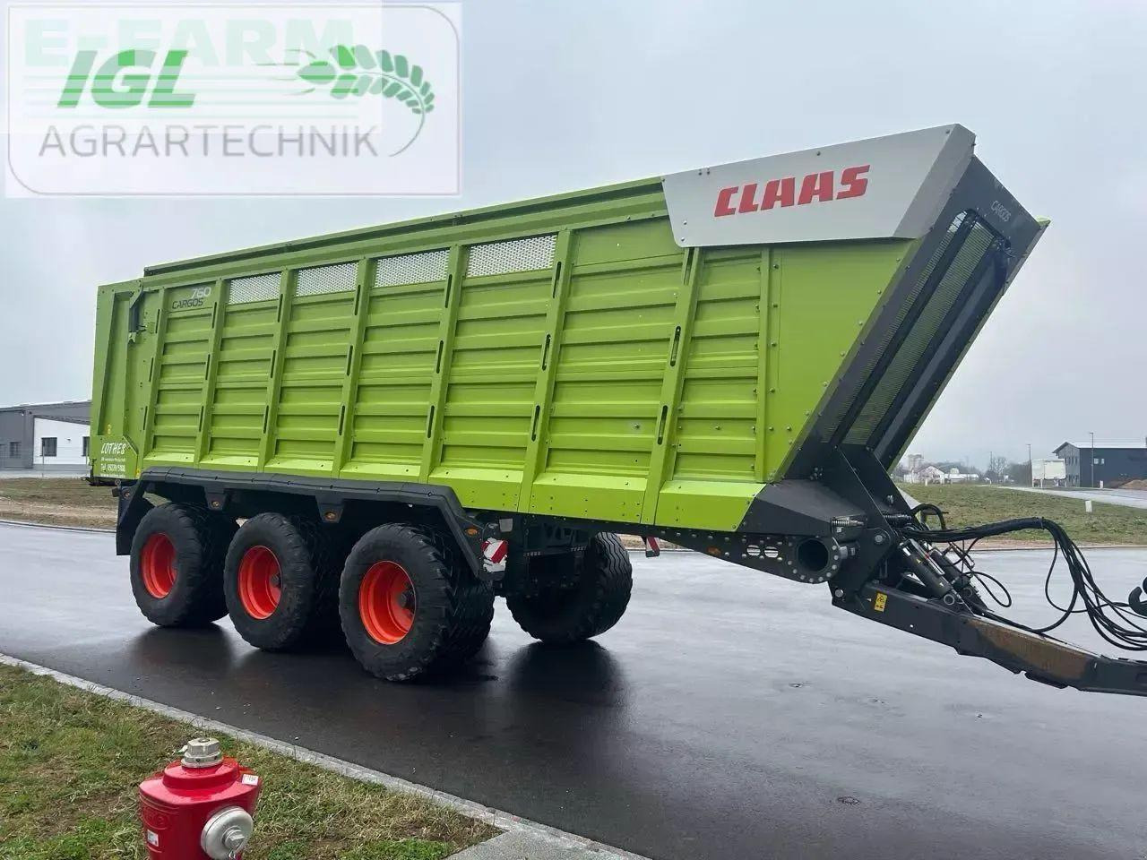 CLAAS cargos 760 - Zemědělský sklápěcí přívěs: obrázek 2 CLAAS cargos 760 - Zemědělský sklápěcí přívěs: obrázek 2