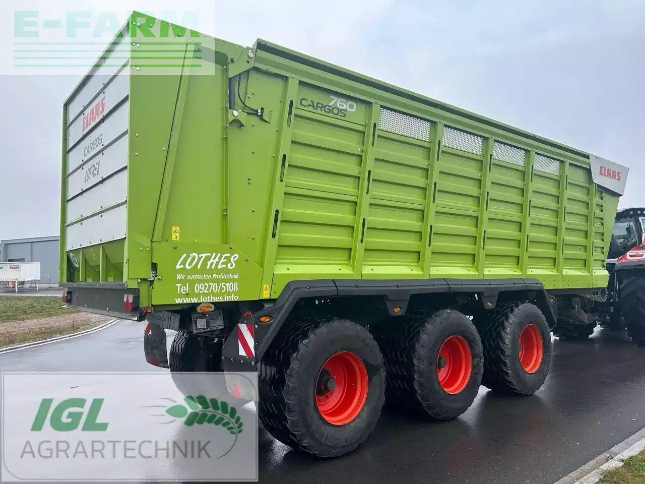 CLAAS cargos 760 - Zemědělský sklápěcí přívěs: obrázek 5 CLAAS cargos 760 - Zemědělský sklápěcí přívěs: obrázek 5