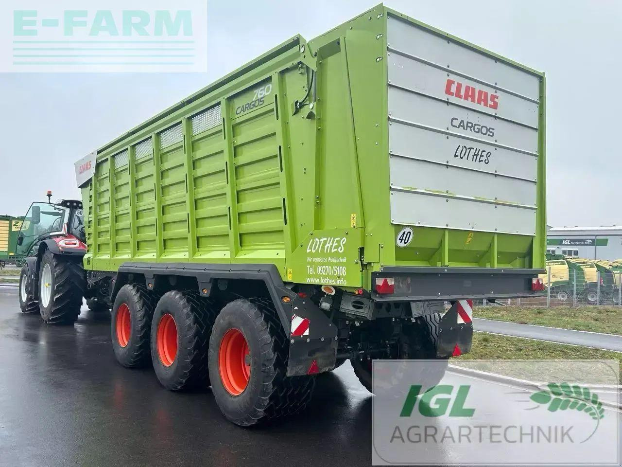CLAAS cargos 760 - Zemědělský sklápěcí přívěs: obrázek 4 CLAAS cargos 760 - Zemědělský sklápěcí přívěs: obrázek 4