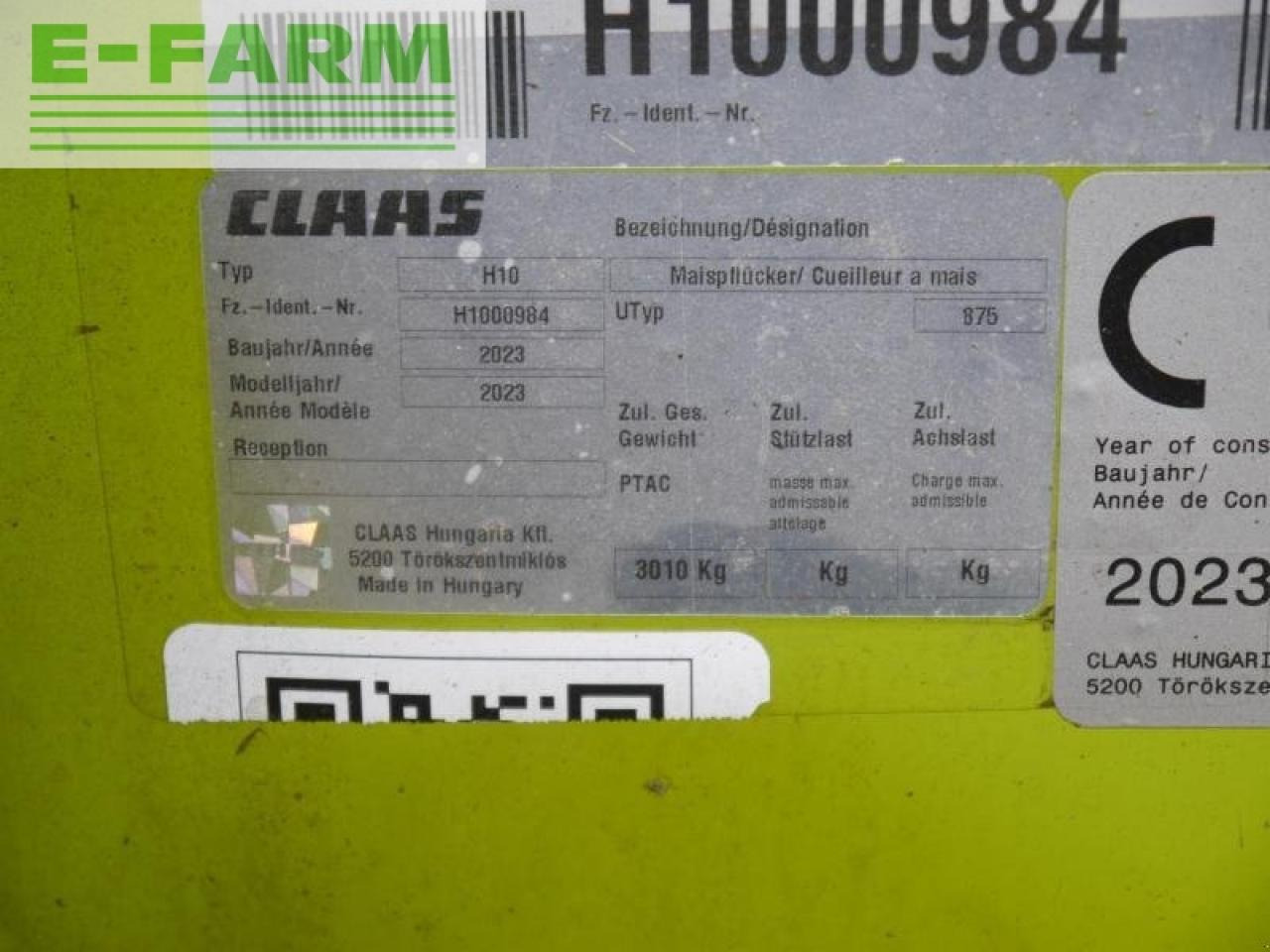 CLAAS corio 875 fc conspeed - Adaptér na kukuřici: obrázek 5 CLAAS corio 875 fc conspeed - Adaptér na kukuřici: obrázek 5