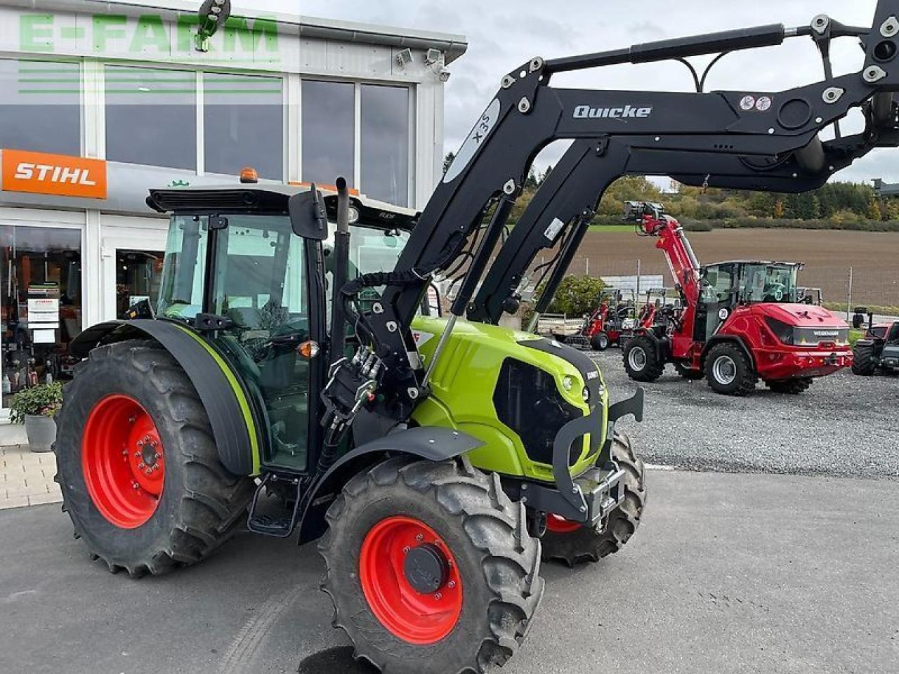 CLAAS elios 210 mit frontlader und druckluftbremsanlage - Traktor: obrázek 1 CLAAS elios 210 mit frontlader und druckluftbremsanlage - Traktor: obrázek 1