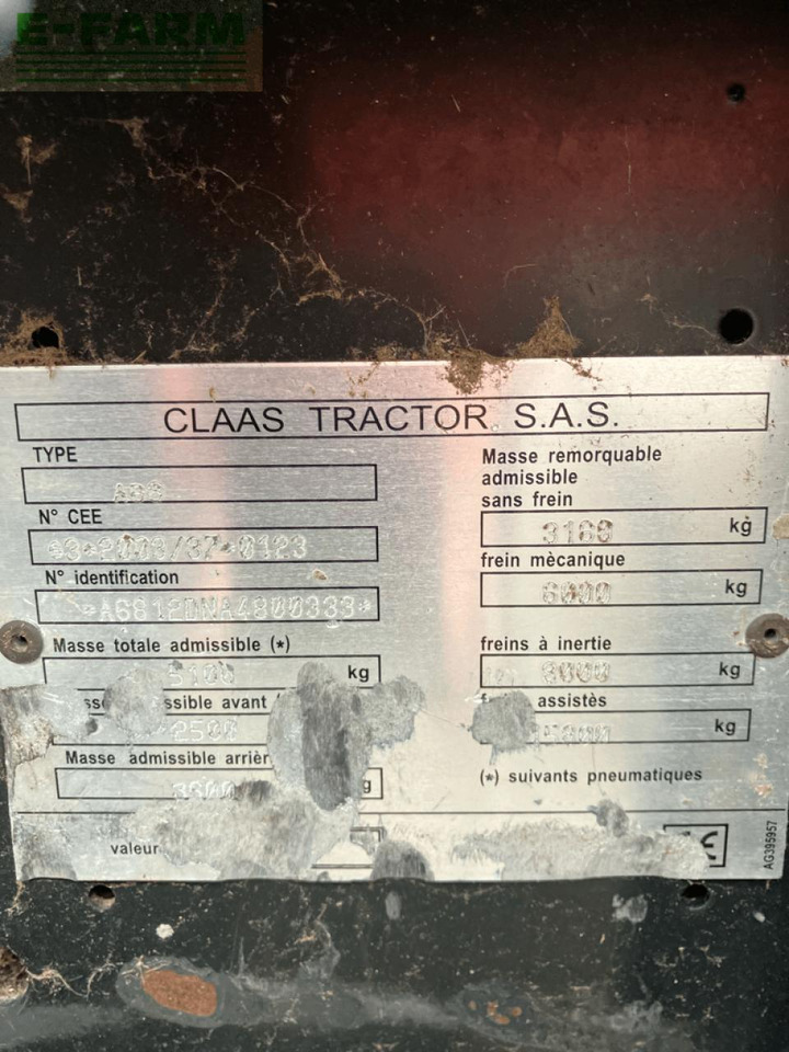 Traktor CLAAS elios 220 cabine: obrázek 7