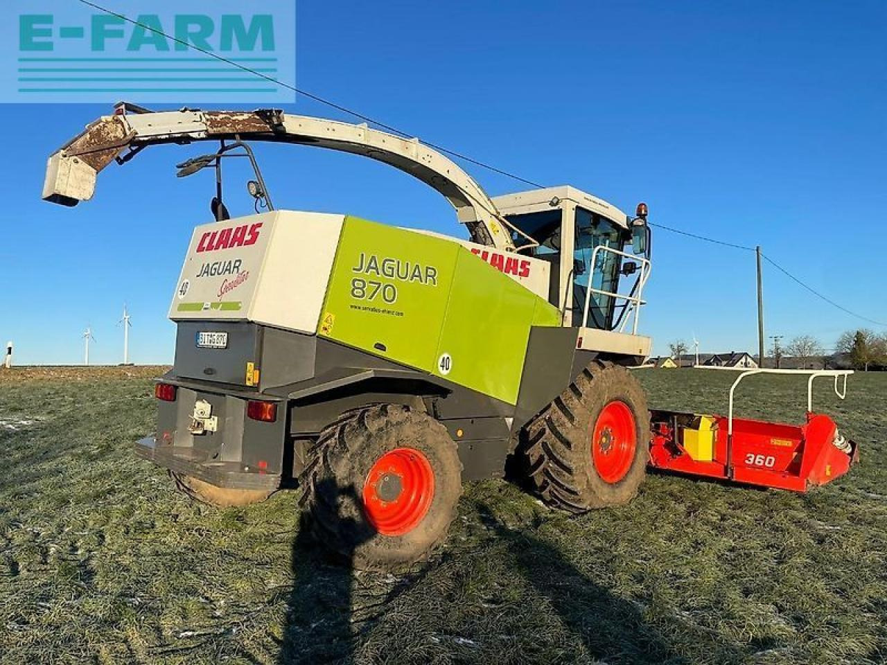 CLAAS jaguar 870 speedstar + kemper 360 plus + pick-up top! - Sklízecí řezačka: obrázek 4 CLAAS jaguar 870 speedstar + kemper 360 plus + pick-up top! - Sklízecí řezačka: obrázek 4