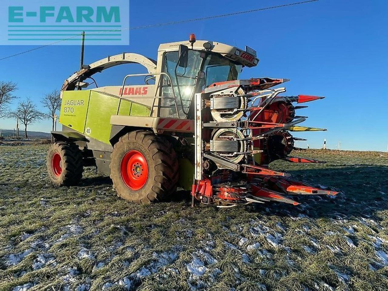 CLAAS jaguar 870 speedstar + kemper 360 plus + pick-up top! - Sklízecí řezačka: obrázek 1 CLAAS jaguar 870 speedstar + kemper 360 plus + pick-up top! - Sklízecí řezačka: obrázek 1