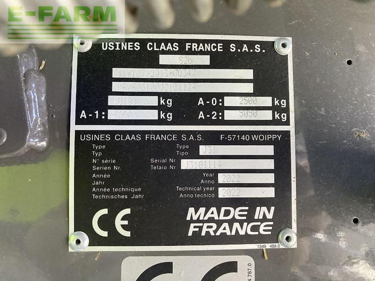 Lis na hranaté balíky CLAAS quadrant 5200 fc mit waage: obrázek 12