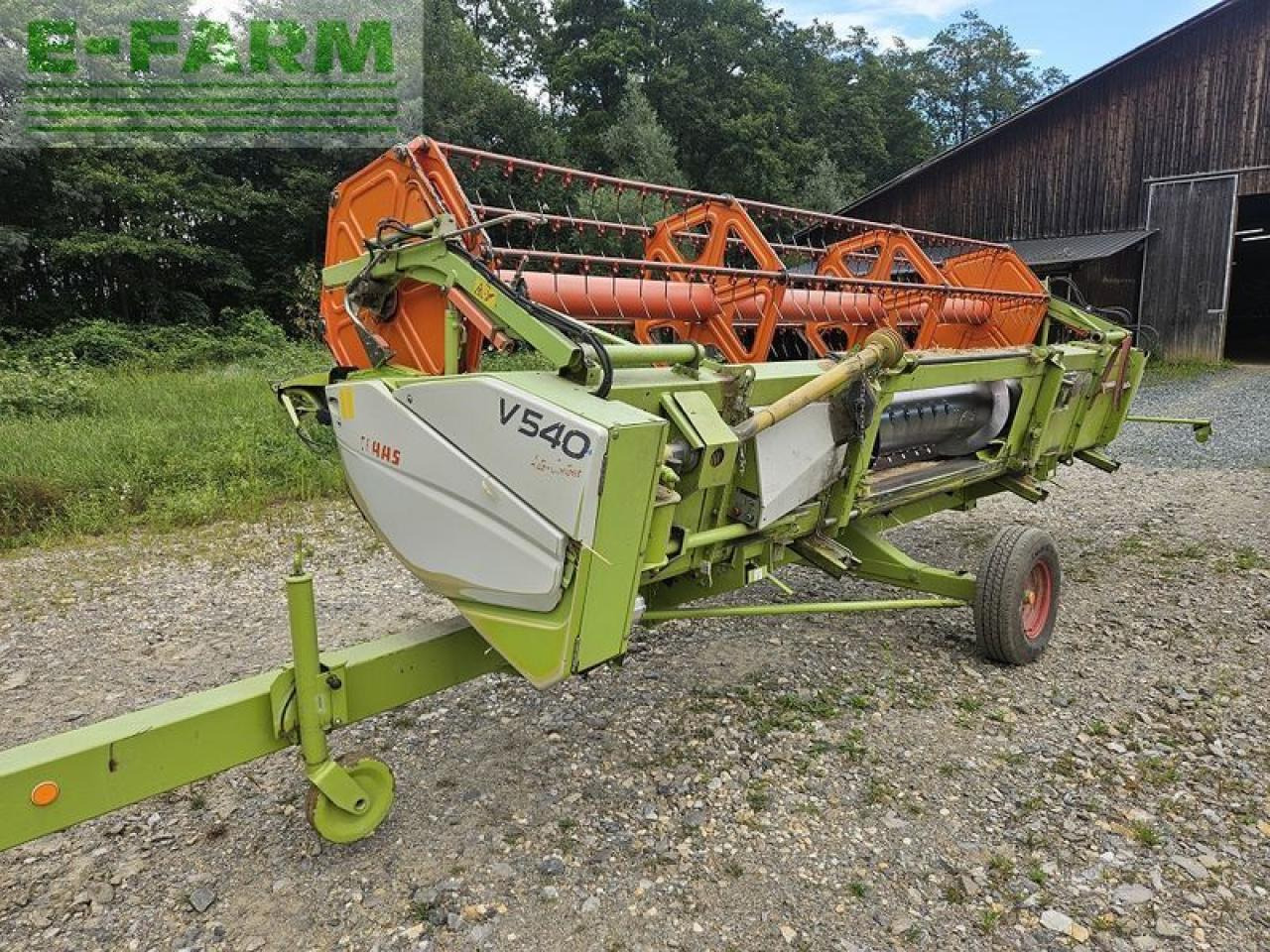 CLAAS v540 vario + transportwagen - Žací lišta: obrázek 1 CLAAS v540 vario + transportwagen - Žací lišta: obrázek 1