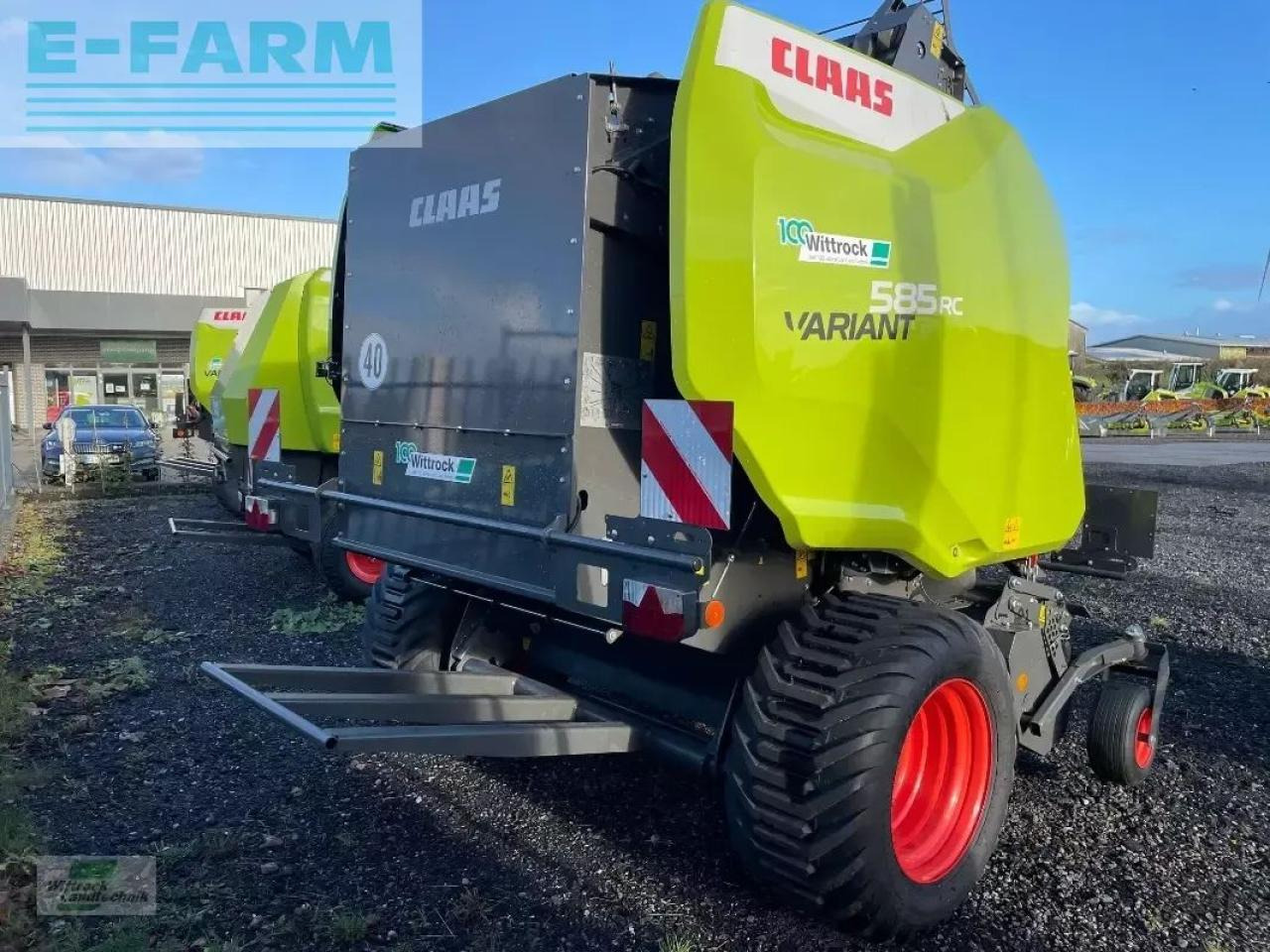 Lis na hranaté balíky CLAAS variant 585 rc: obrázek 6