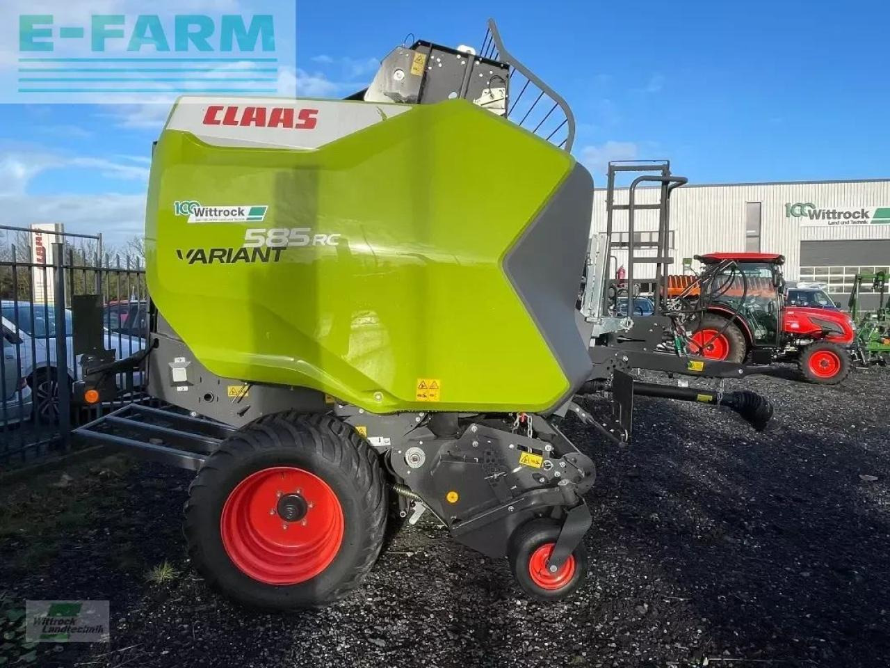 Lis na hranaté balíky CLAAS variant 585 rc: obrázek 7