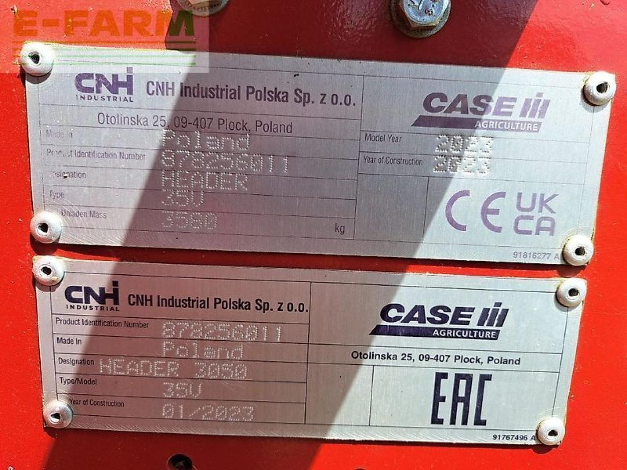 Case-IH 3050 hd 10,67m - Příslušenství pro sklízecí řezačky: obrázek 5 Case-IH 3050 hd 10,67m - Příslušenství pro sklízecí řezačky: obrázek 5