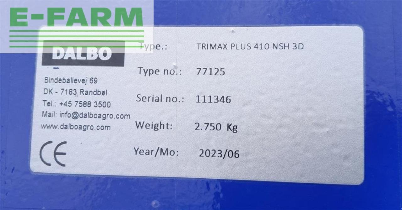 Dalbo trimax 410 - Kultivátor: obrázek 5 Dalbo trimax 410 - Kultivátor: obrázek 5