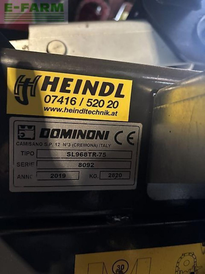 Dominoni sl968tr-75 - Příslušenství pro sklízecí řezačky: obrázek 4 Dominoni sl968tr-75 - Příslušenství pro sklízecí řezačky: obrázek 4