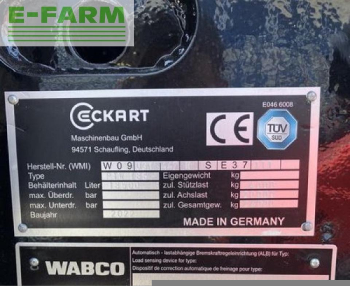 Fekální cisterna ECKART ptw 185 cervus mid: obrázek 18