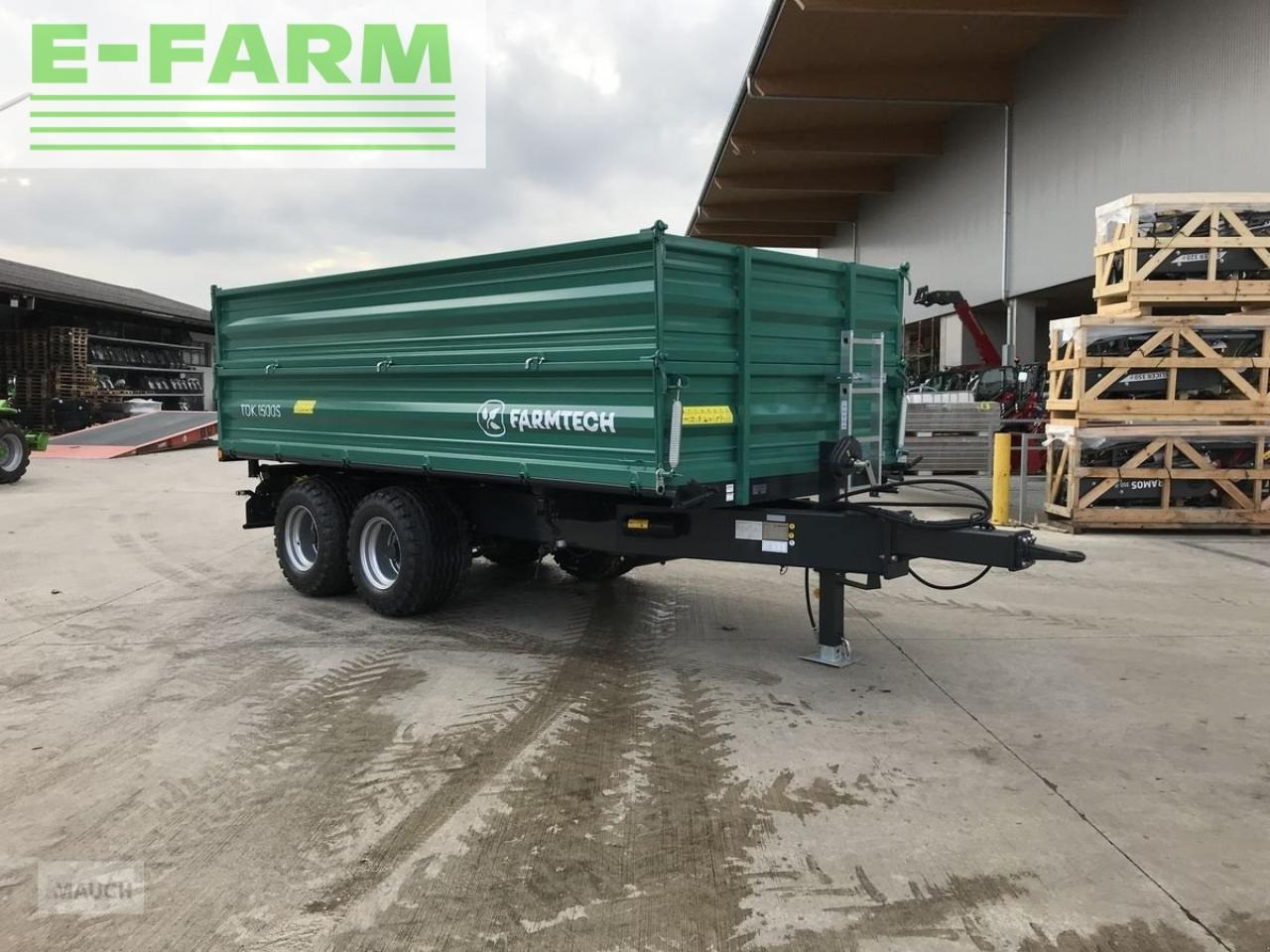 Farmtech tdk 1500 s - Zemědělský sklápěcí přívěs: obrázek 1 Farmtech tdk 1500 s - Zemědělský sklápěcí přívěs: obrázek 1