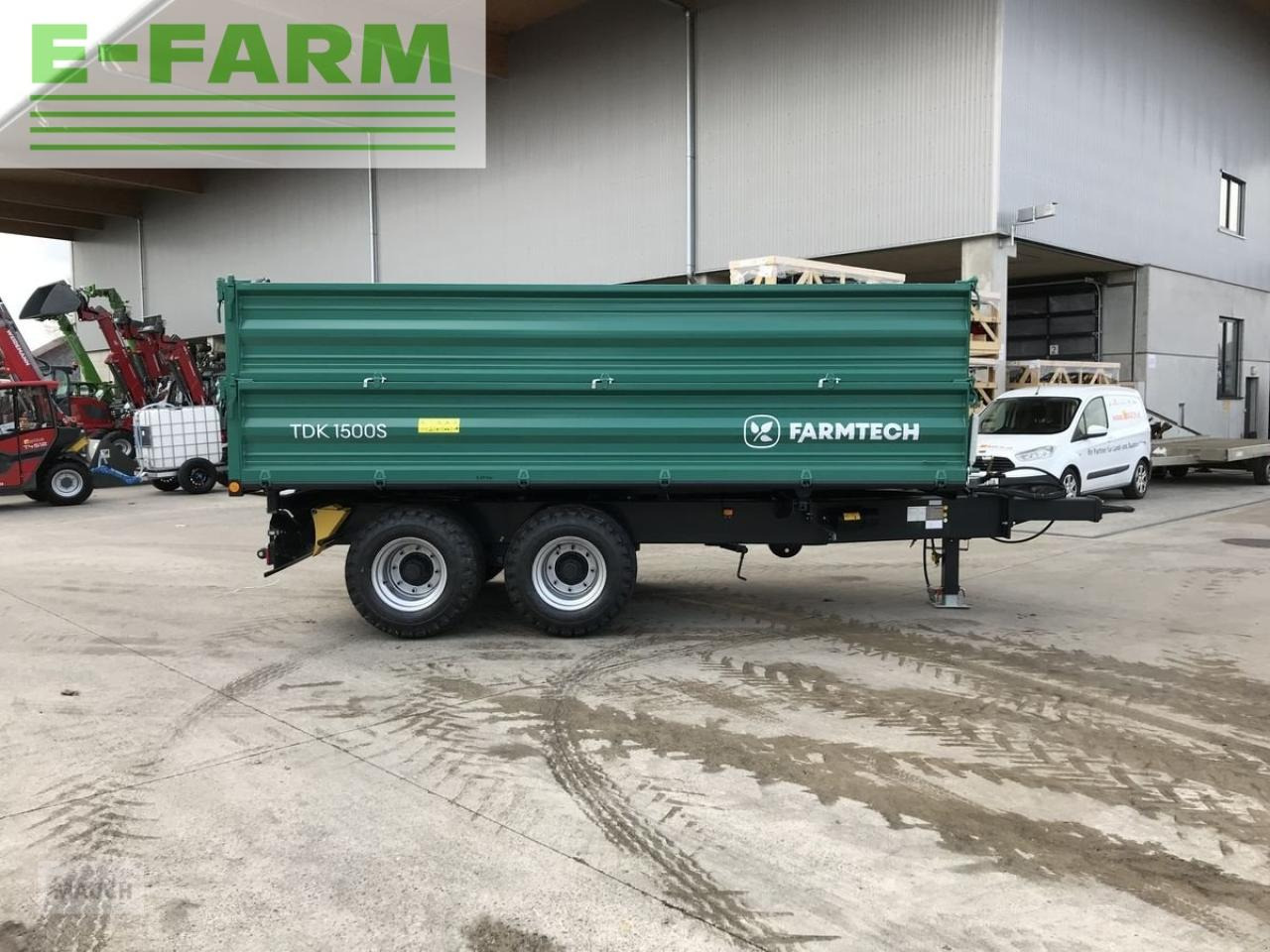 Farmtech tdk 1500 s - Zemědělský sklápěcí přívěs: obrázek 2 Farmtech tdk 1500 s - Zemědělský sklápěcí přívěs: obrázek 2