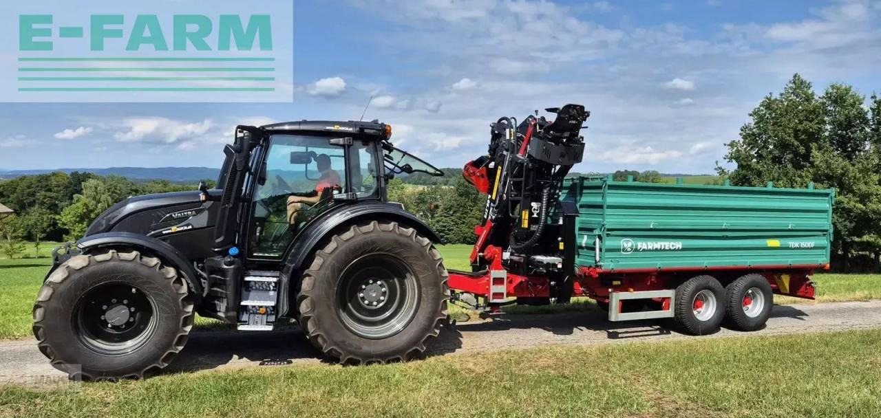 Farmtech tdk 1500f + kran - Zemědělský sklápěcí přívěs: obrázek 4 Farmtech tdk 1500f + kran - Zemědělský sklápěcí přívěs: obrázek 4