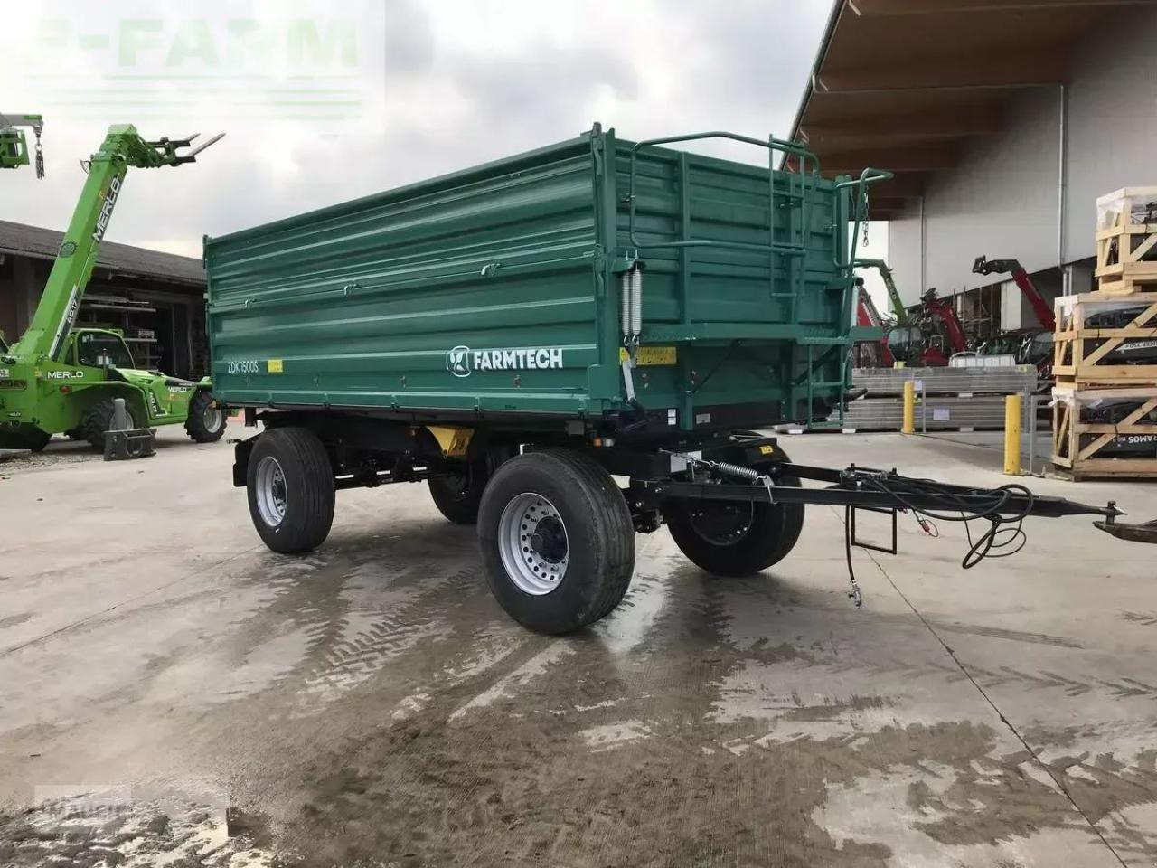 Farmtech zdk 1500 - Zemědělský sklápěcí přívěs: obrázek 1 Farmtech zdk 1500 - Zemědělský sklápěcí přívěs: obrázek 1