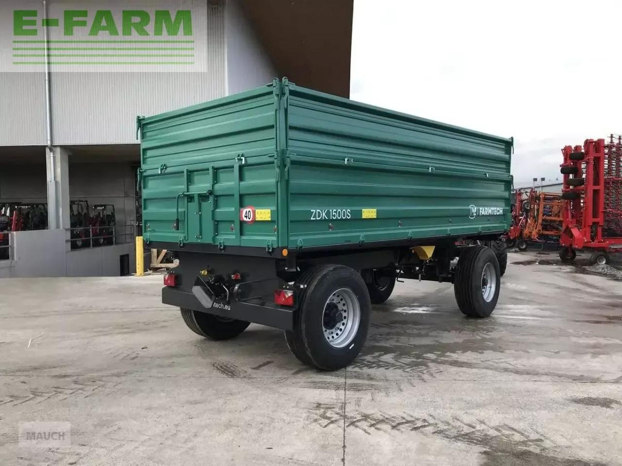 Farmtech zdk 1500 - Zemědělský sklápěcí přívěs: obrázek 3 Farmtech zdk 1500 - Zemědělský sklápěcí přívěs: obrázek 3