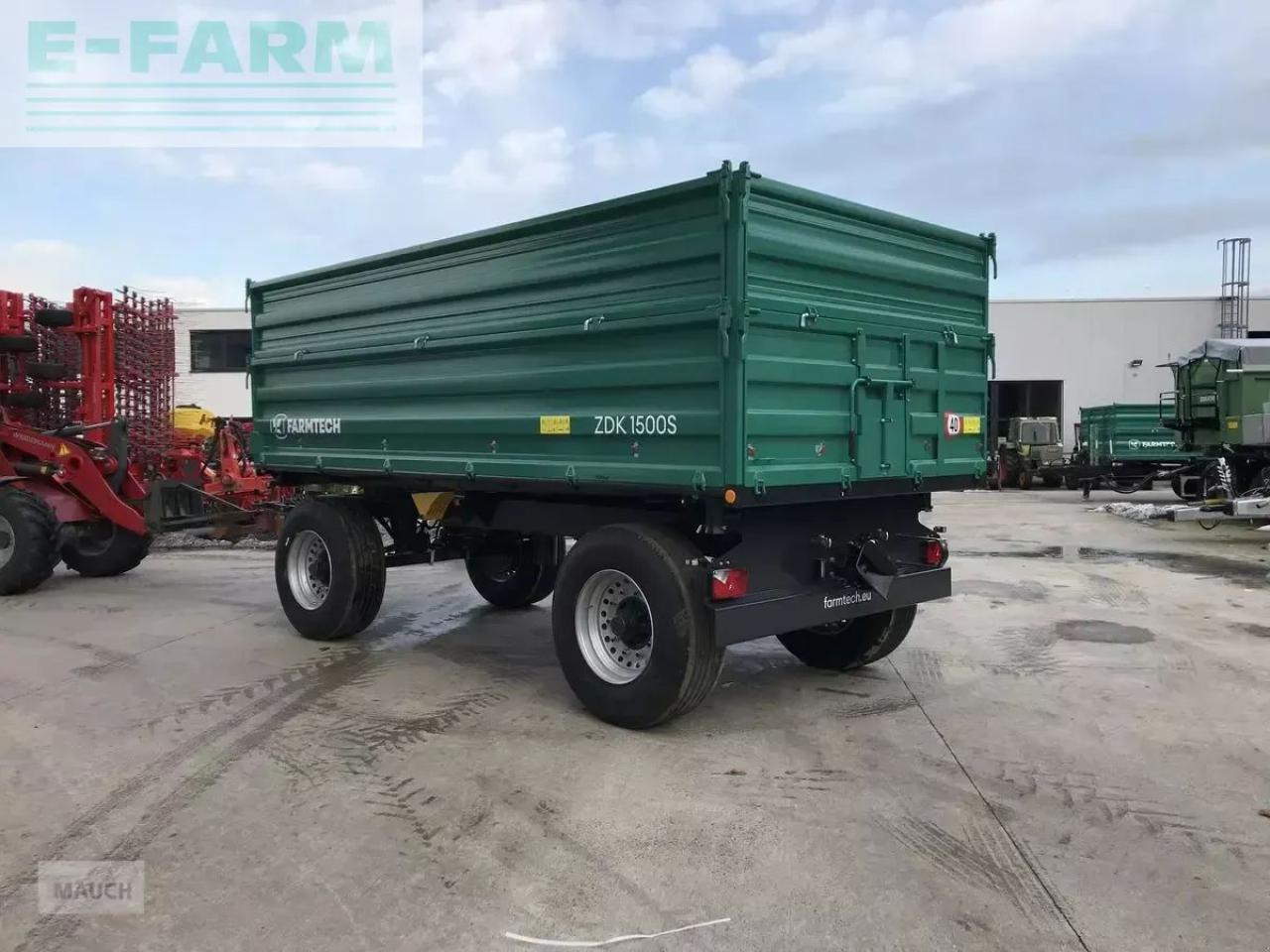Farmtech zdk 1500 - Zemědělský sklápěcí přívěs: obrázek 5 Farmtech zdk 1500 - Zemědělský sklápěcí přívěs: obrázek 5