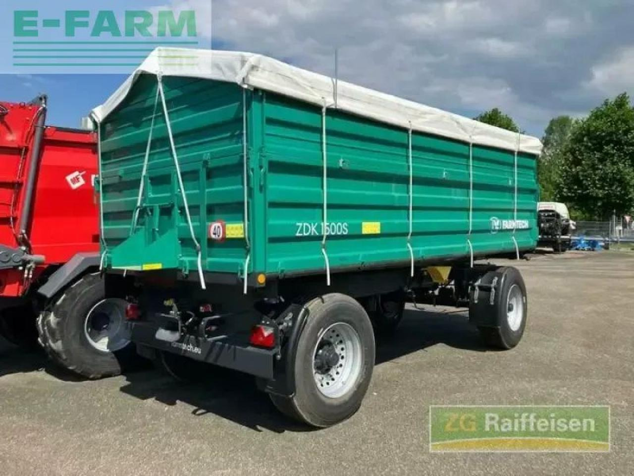 Farmtech zdk 1500 s - Zemědělský sklápěcí přívěs: obrázek 3 Farmtech zdk 1500 s - Zemědělský sklápěcí přívěs: obrázek 3