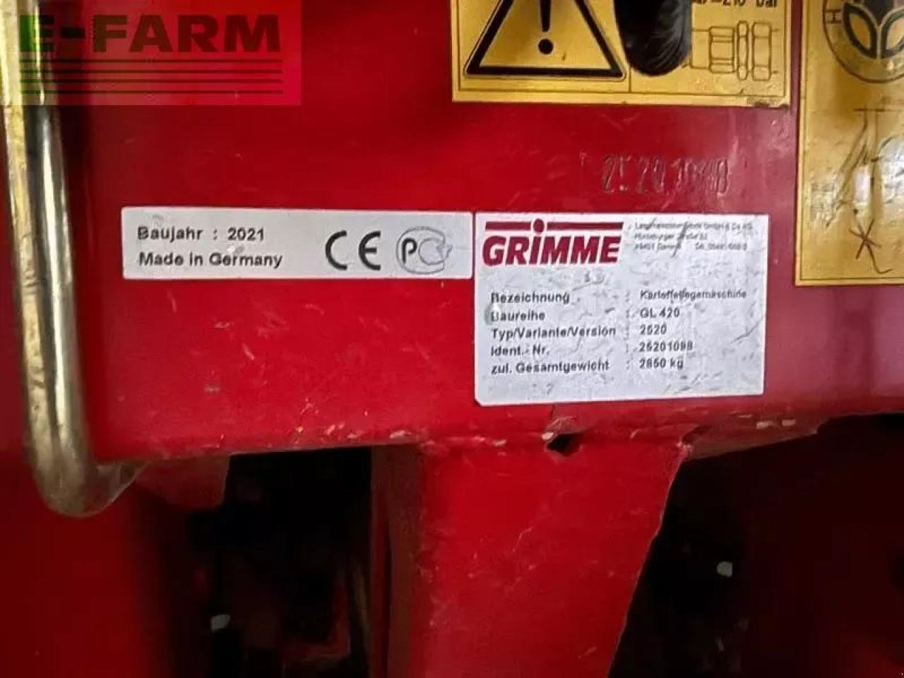 Grimme gl420 - Bramborový kombajn: obrázek 5 Grimme gl420 - Bramborový kombajn: obrázek 5