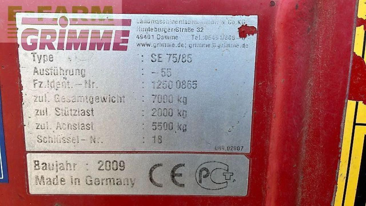 Grimme se 85-55 - Bramborový kombajn: obrázek 4 Grimme se 85-55 - Bramborový kombajn: obrázek 4