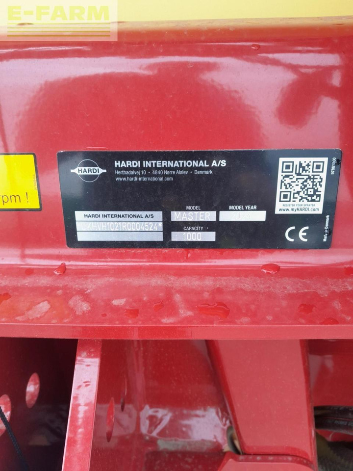 Hardi master - Tažený postřikovač: obrázek 4 Hardi master - Tažený postřikovač: obrázek 4