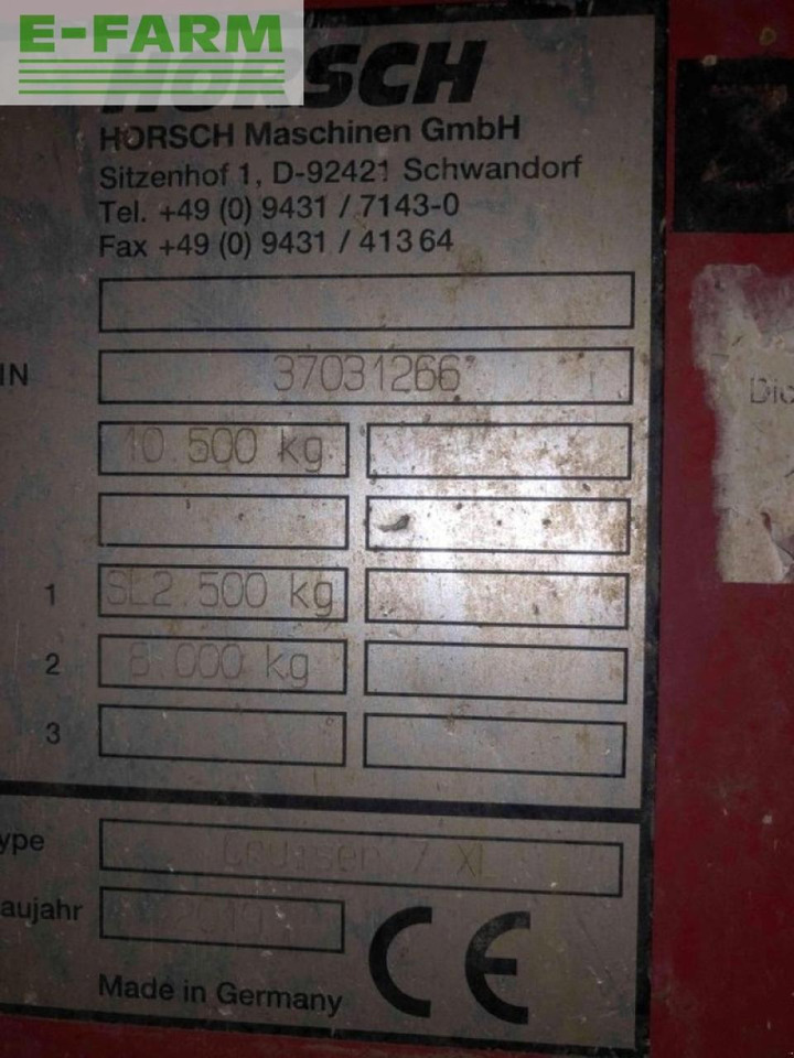 Horsch cruiser 7 xl - Kultivátor: obrázek 2 Horsch cruiser 7 xl - Kultivátor: obrázek 2