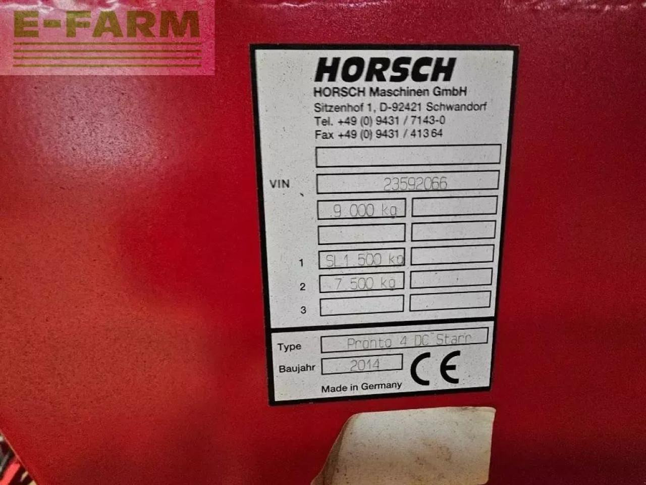 Horsch pronto 4 dc - Secí kombinace: obrázek 4 Horsch pronto 4 dc - Secí kombinace: obrázek 4
