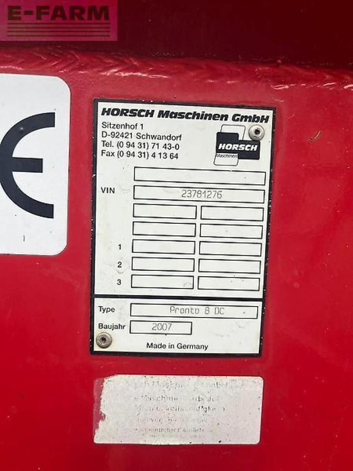 Horsch pronto 8dc - Secí stroj: obrázek 4 Horsch pronto 8dc - Secí stroj: obrázek 4