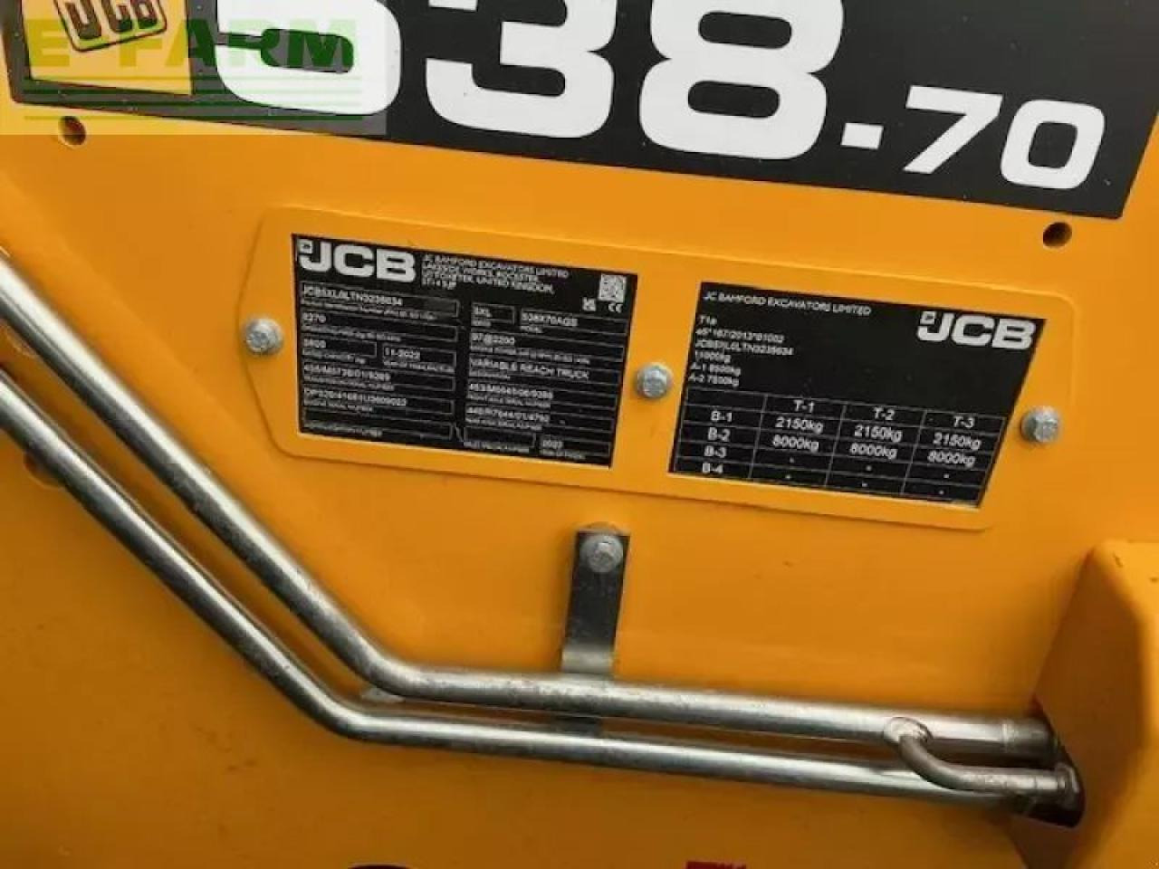 JCB 538.70agri sup - Teleskopický manipulátor: obrázek 5 JCB 538.70agri sup - Teleskopický manipulátor: obrázek 5