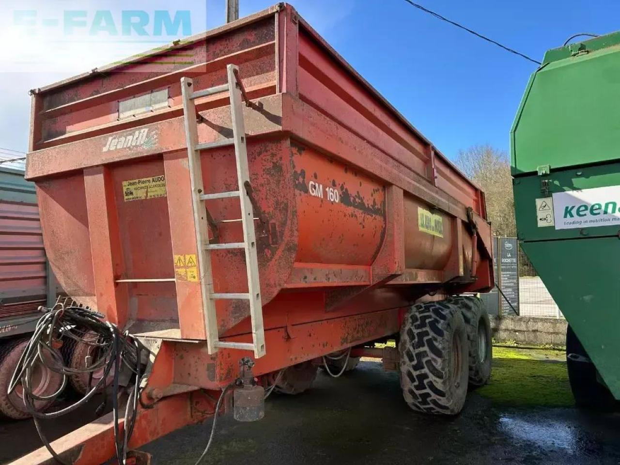 Jeantil gm160 - Zemědělský sklápěcí přívěs: obrázek 1 Jeantil gm160 - Zemědělský sklápěcí přívěs: obrázek 1