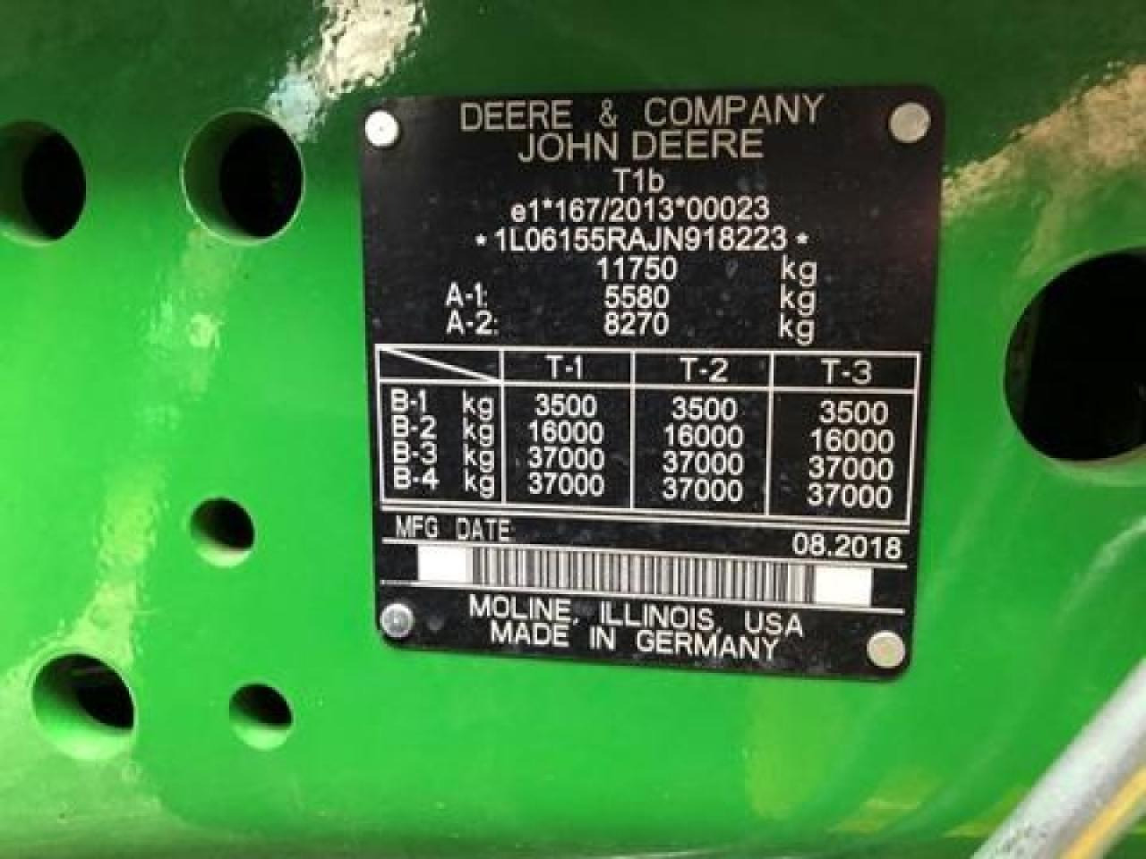 Traktor John Deere 6155r: obrázek 11 Traktor John Deere 6155r: obrázek 11