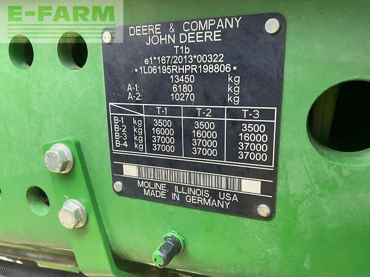 John Deere 6r195 / 6r 195 - Traktor: obrázek 5 John Deere 6r195 / 6r 195 - Traktor: obrázek 5