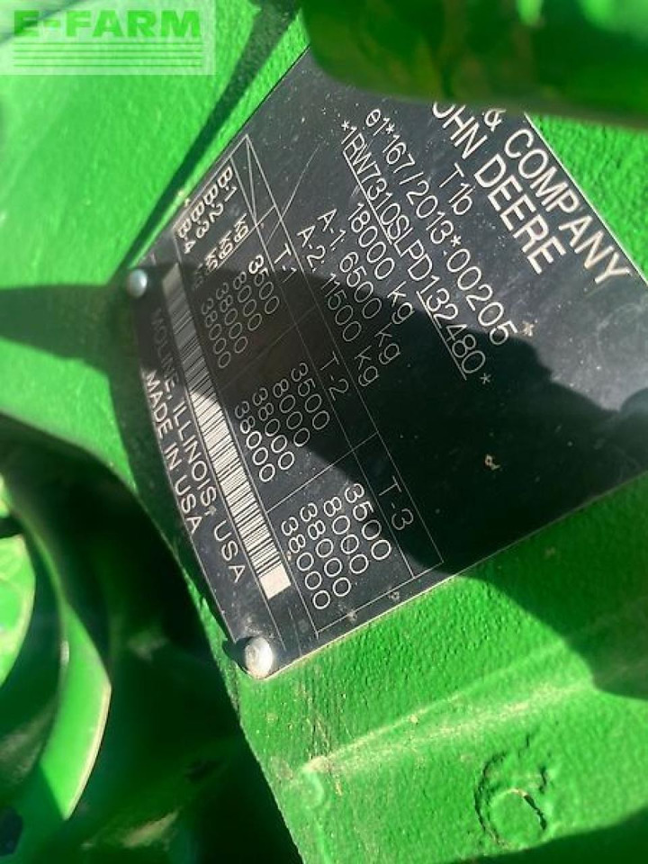 Traktor John Deere 7r310 / 7r 310: obrázek 13