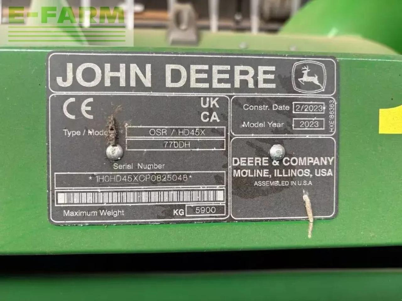 Sklízecí mlátička John Deere x9 1000: obrázek 15