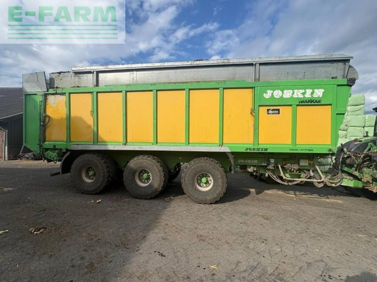 Joskin drakkar 9600 - Zemědělský sklápěcí přívěs: obrázek 1 Joskin drakkar 9600 - Zemědělský sklápěcí přívěs: obrázek 1