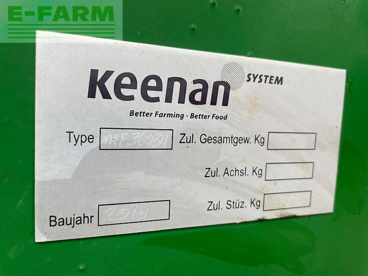 Zařízení pro chov skotu Keenan mf 360: obrázek 11
