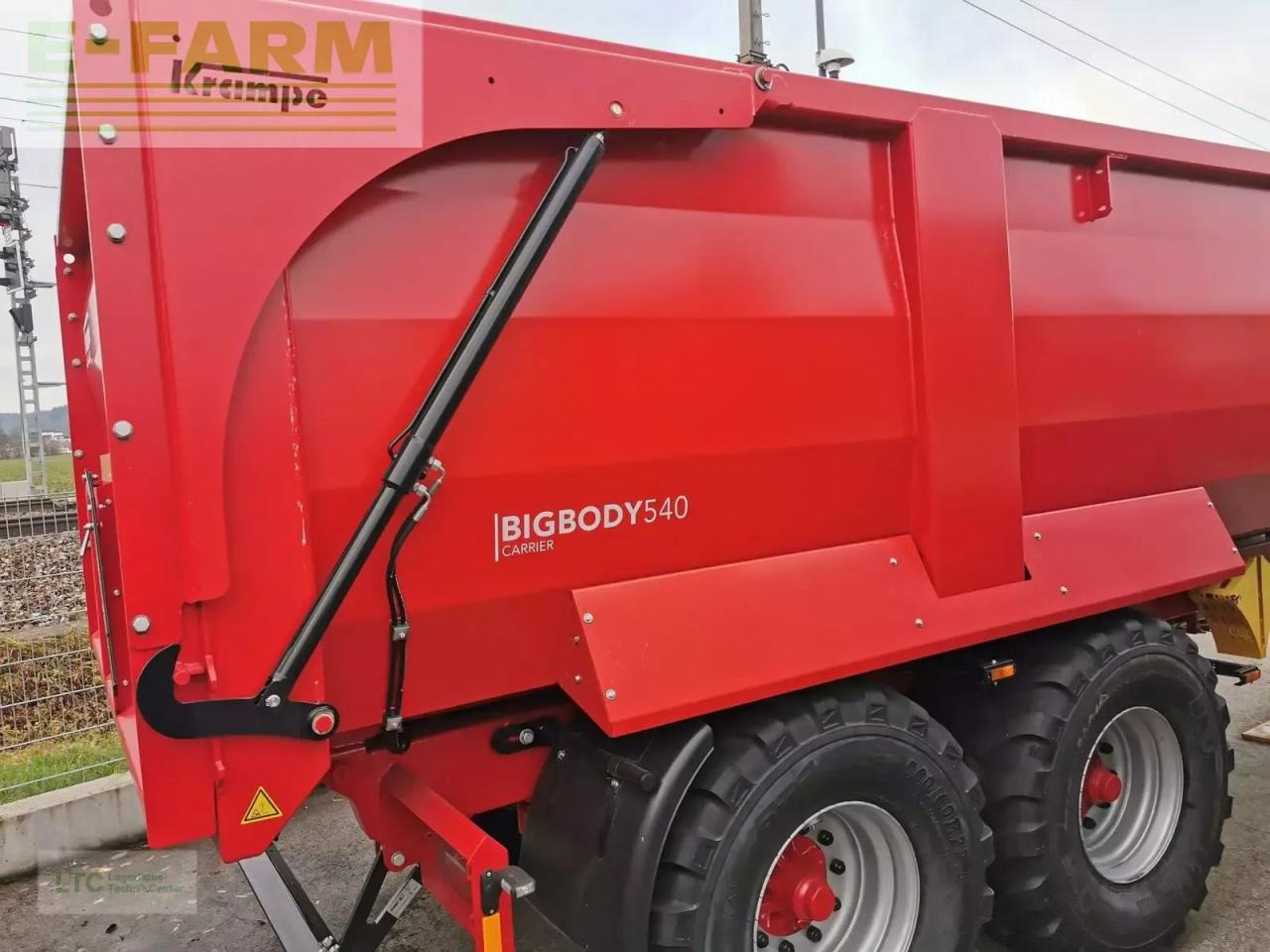 Krampe big body 540 - Zemědělský sklápěcí přívěs: obrázek 3 Krampe big body 540 - Zemědělský sklápěcí přívěs: obrázek 3