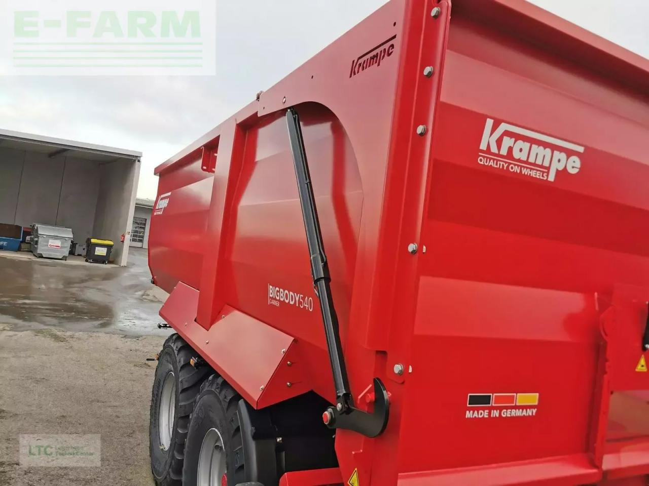 Krampe big body 540 - Zemědělský sklápěcí přívěs: obrázek 4 Krampe big body 540 - Zemědělský sklápěcí přívěs: obrázek 4