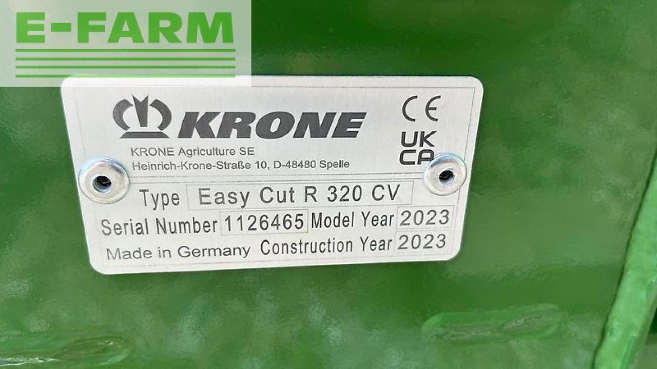 Krone easycut r 320 cv - Žací stroj: obrázek 5 Krone easycut r 320 cv - Žací stroj: obrázek 5