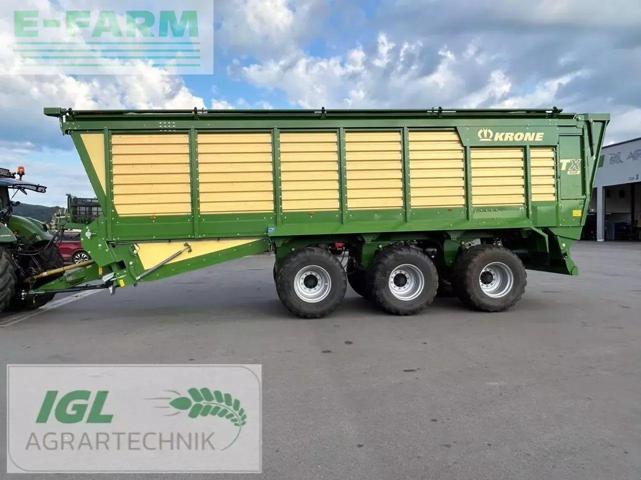 Krone tx 560 - Zemědělský sklápěcí přívěs: obrázek 2 Krone tx 560 - Zemědělský sklápěcí přívěs: obrázek 2