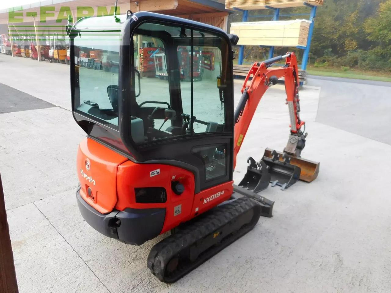 Kubota kx019-4 ( 1.855kg ) powertilt + hydr. sw - Mini rýpadlo: obrázek 4 Kubota kx019-4 ( 1.855kg ) powertilt + hydr. sw - Mini rýpadlo: obrázek 4