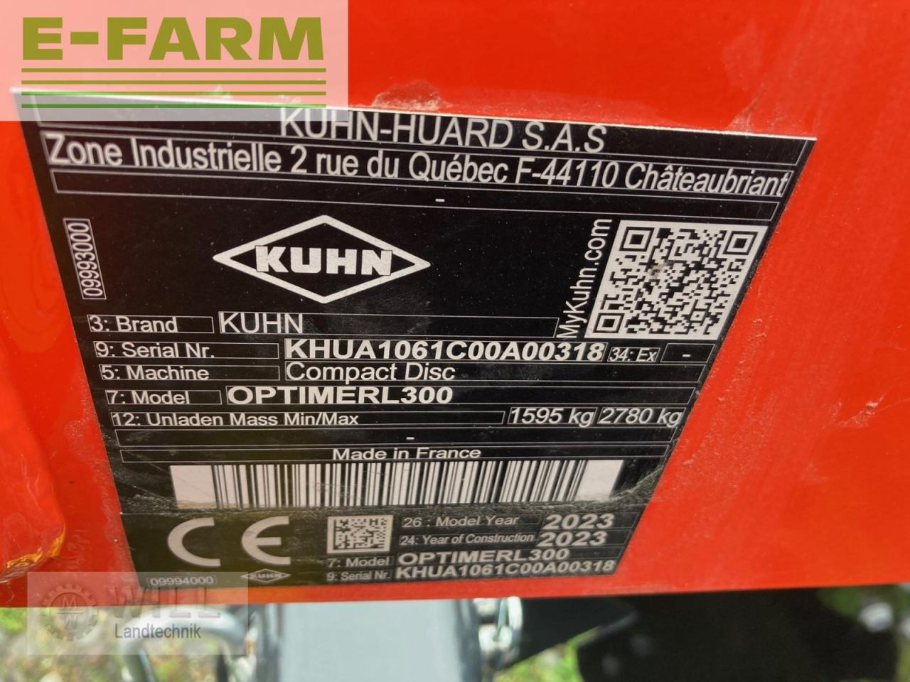 Kuhn optimer l300 - Talířové brány: obrázek 3 Kuhn optimer l300 - Talířové brány: obrázek 3