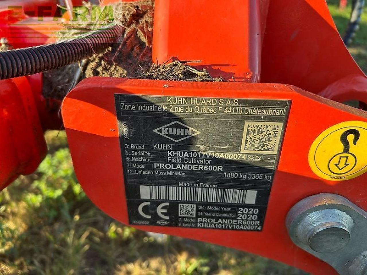 Kuhn prolander 600r - Kultivátor: obrázek 5 Kuhn prolander 600r - Kultivátor: obrázek 5