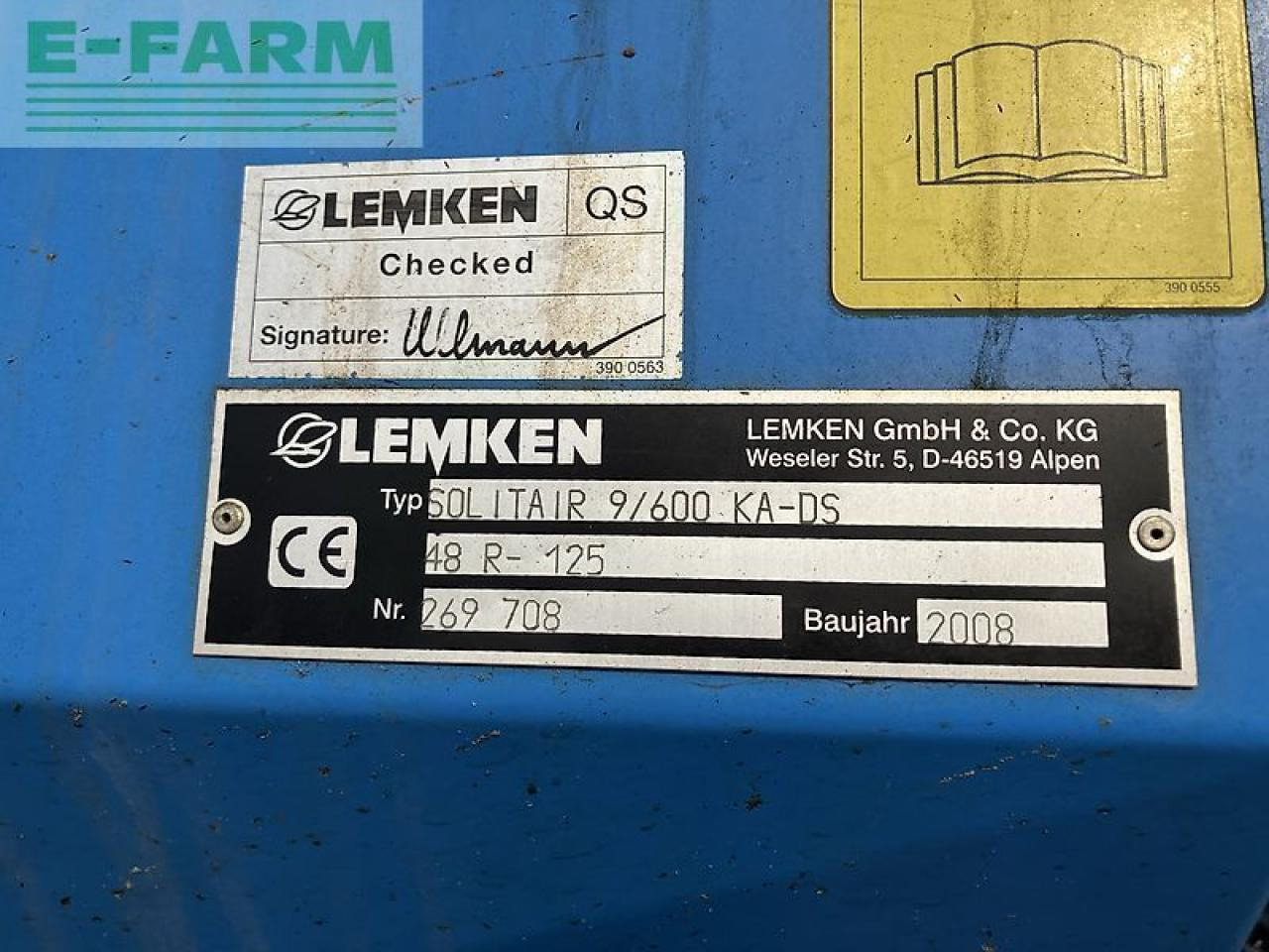 Secí stroj Lemken rubin 9/600 kua +solitair 9/600 ka-ds: obrázek 11