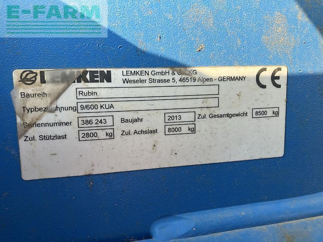 Secí stroj Lemken rubin 9/600 kua +solitair 9/600 ka-ds: obrázek 10